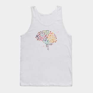 Human brain Tank Top